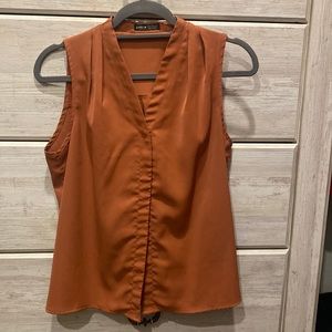 Pink Polyester Blouse